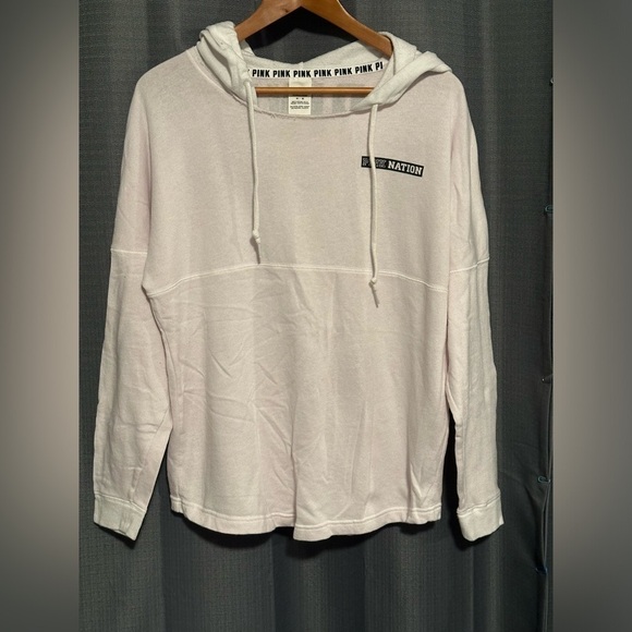 Pink Victoria’s Secret Hooded Sweatshirt - Picture 1 of 6